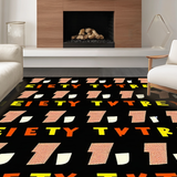 Chic Monochrome Text Statement(Red)