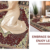 Classic Maroon Medallion Flourish(Red)