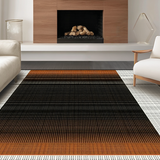 Ultra Soft Area Rug, Non Slip, Stain Resistant, Washable Area Rugs for Living Room, Bedroom, Luxe Cozy Farmhouse Vibe(Brown)