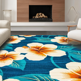 Dynamic Tropical Leaf(Blue)