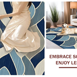 Chic Navy Braided Curves(Blue)