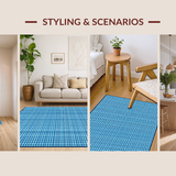 Classic Neutral Checkerboard Style(Blue)