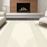Elegant Textured Stripe Composition(Beige)