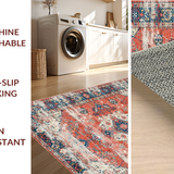 Artistic Coral and Blue Fusion(Red)