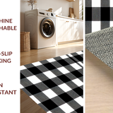 Contemporary Farmhouse Plaid Style(Black)
