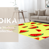 Ultra Soft Area Rug, Non Slip, Stain Resistant, Washable Area Rugs for Living Room, Bedroom, Whimsical Shaped Decorative Piece(Yellow)