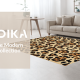 Ultra Soft Area Rug, Non Slip, Stain Resistant, Washable Area Rugs for Living Room, Bedroom, Modern Warmth with Exotic Flair(Beige)