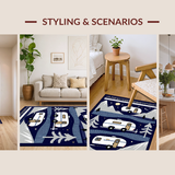Whimsical Rustic Camping Aesthetic(Blue)