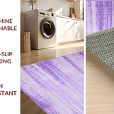 Ultra Soft Area Rug, Non Slip, Stain Resistant, Washable Area Rugs for Living Room, Bedroom, Artistic Fluid Ombre Effect(Purple)