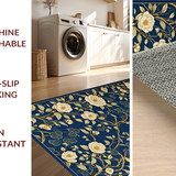 Cozy Rustic Floral Accents(Blue)