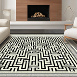 Chic Monochrome Tiled Aesthetic(Black)