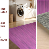 Ultra Soft Area Rug, Non Slip, Stain Resistant, Washable Area Rugs for Living Room, Bedroom, Soft Shag Cozy Urban Vibe(Purple)