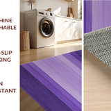 Ultra Soft Area Rug, Non Slip, Stain Resistant, Washable Area Rugs for Living Room, Bedroom, Elegant Modern Fluffy Design(Purple)