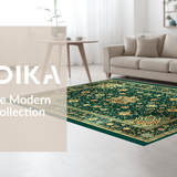 Luxe Distressed Geometric Visual Appeal(Green)