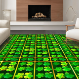Contemporary Bright Green Geometry(Green)