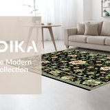 Striking Earthy Floral Aesthetics(Black)