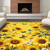 Vibrant Sunflower Circle Aesthetic(Yellow)