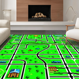 Charming Neighborhood Scene(Green)