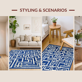 Sophisticated Tiled Fusion(Blue)