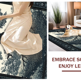 Luxurious Black and Grey Tapestry(Gray)