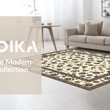 Sophisticated Monochrome Family Name Mat(Beige)