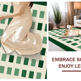 Trendy Playful Checker Design(Green)