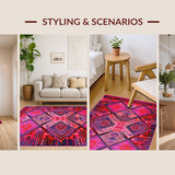 Contemporary Elegant Striped Composition(Pink)