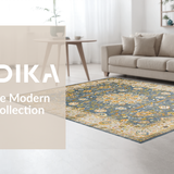 Luxurious Pastel Ogee Design(Blue)