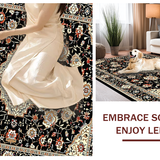 Vibrant Abstract Leafy Design(Black)