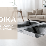 Chic Geometric Diamond Motif(Gray)