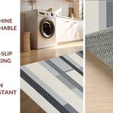 Contemporary Large Striped Design(Gray)