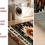 Sophisticated Black and White Ethno Design(Red)
