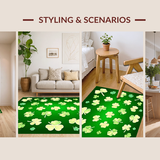 Charming Rustic Shamrock Motif(Green)