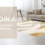 Contemporary Elegant Flowing Shapes(Beige)