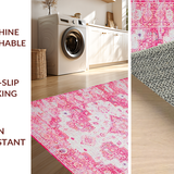 Graceful Low Pile Vintage Design(Pink)