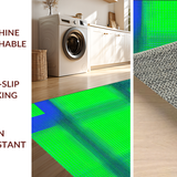 Contemporary Green Geometric Illusion(Green)