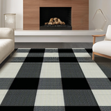 Chic Monochrome Gingham Aesthetic(Black)