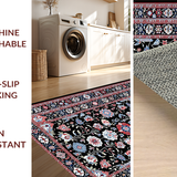 Luxurious Dappled Floral Composition(Black)