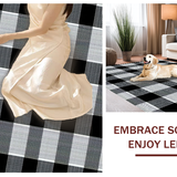 Chic Monochrome Geometric Layered Design(Black)