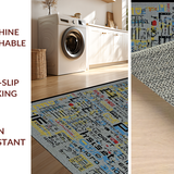 Elegant Black and White Contrast(Blue)