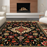 Artful Abstract Floral Composition(Black)