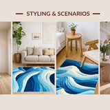 Artistic Marine Curvature Style(Blue)