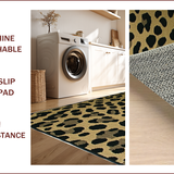 Ultra Soft Area Rug, Non Slip, Stain Resistant, Washable Area Rugs for Living Room, Bedroom, Stylish Khaki Animal Style(Beige)