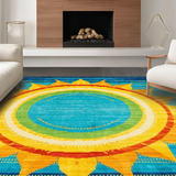 Bold Tropical Color Block Style(Blue)