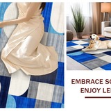 Sophisticated Gray and Blue Mosaic(Blue)