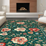 Elegant Earthy Tones with Floral Touches(Green)