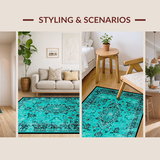 Trendy Textured Diamond Layout(Blue)