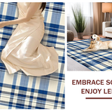 Classic Warm Toned Lattice Style(Blue)