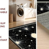 Chic Black and White Starry Aesthetic(White)
