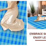 Charming Plaid Farmhouse Vibe(Blue)